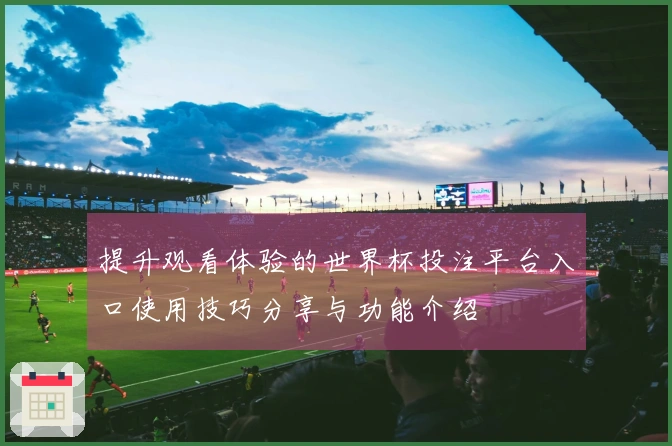 提升观看体验的世界杯投注平台入口使用技巧分享与功能介绍