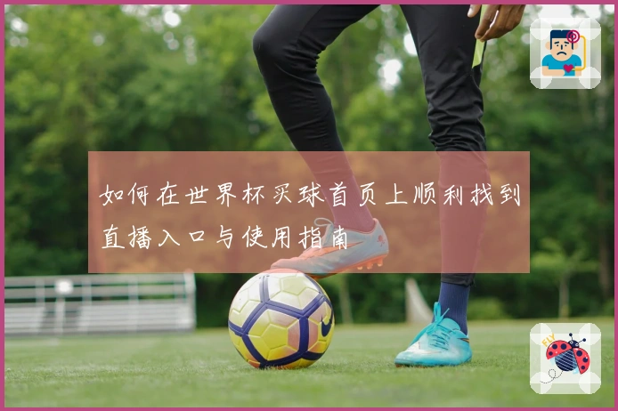 如何在世界杯买球首页上顺利找到直播入口与使用指南