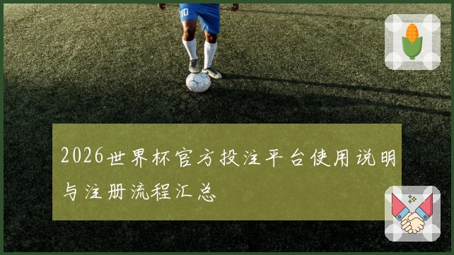 2026世界杯官方投注平台使用说明与注册流程汇总